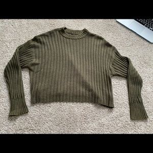 American Eagle Green Sweater